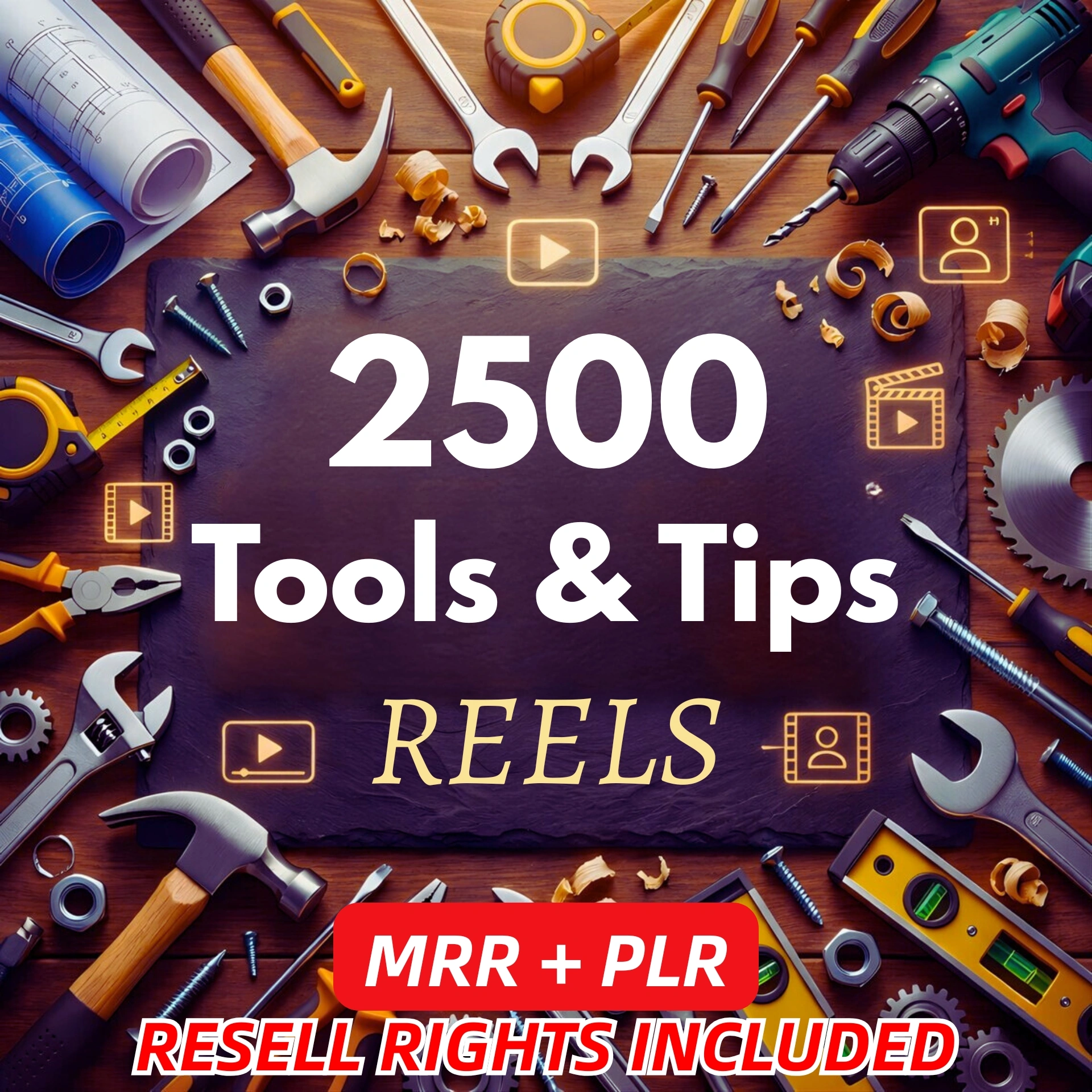 2500+ Tools & Tips Reels Bundle β Viral Content + Resell Rights!