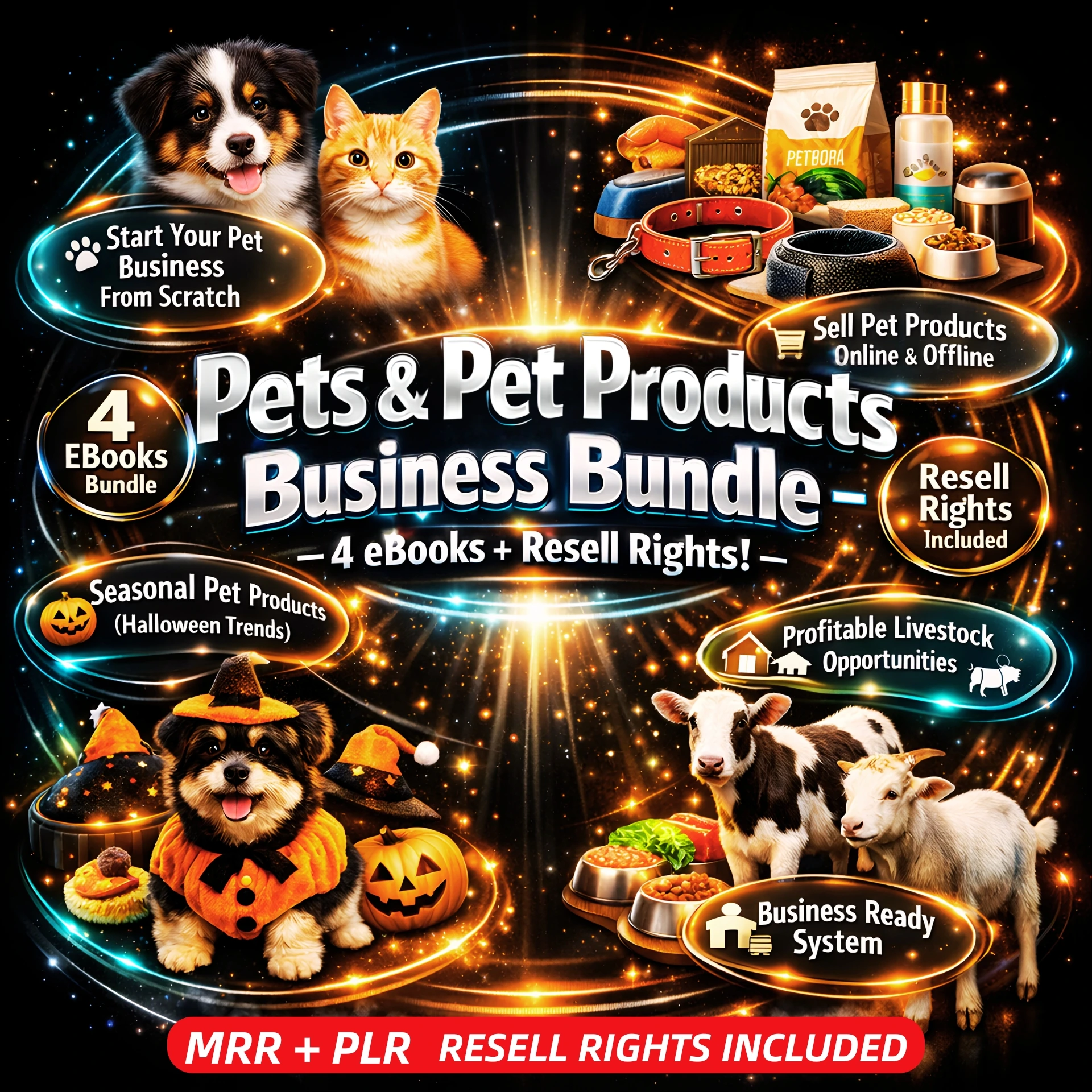 Pets & Pet Products Business Bundle β 4 eBooks + Resell Rights!
