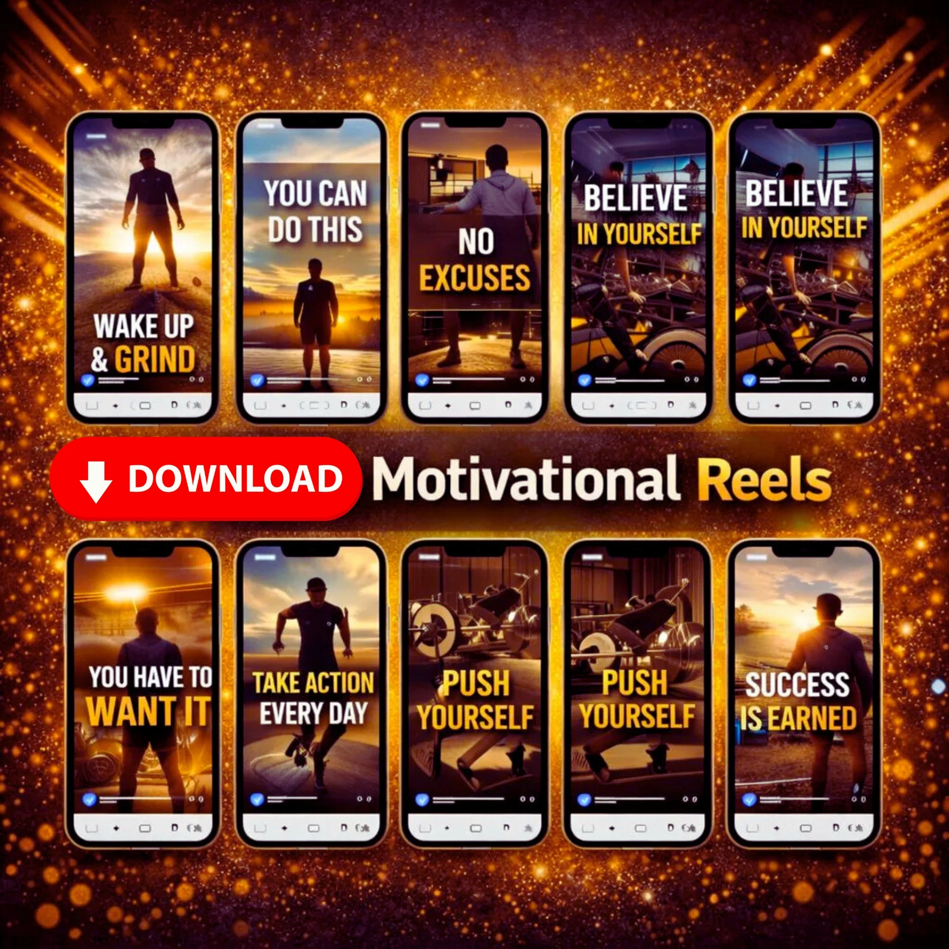 5000+ Motivational Reels Bundle β Viral Content + Resell Rights! - Image 2