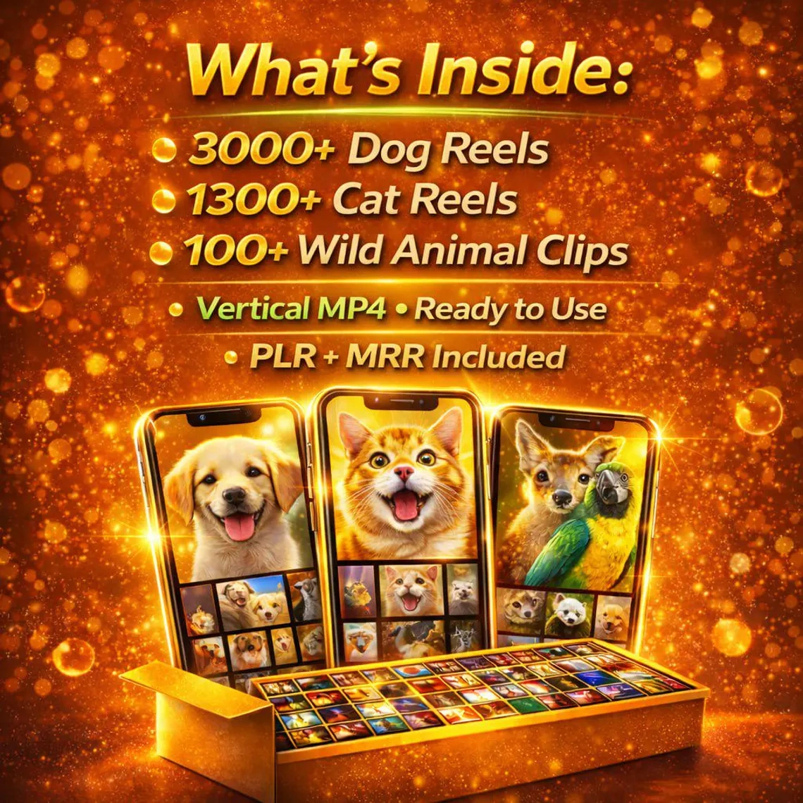 4400+ Animal Reels Bundle β Viral Content + Resell Rights! - Image 3
