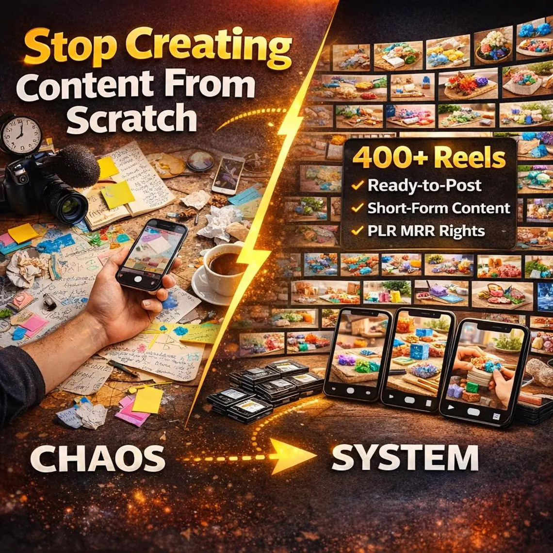 4000+ DIY Art & Craft Reels Bundle β Viral Content + Resell Rights! - Image 3