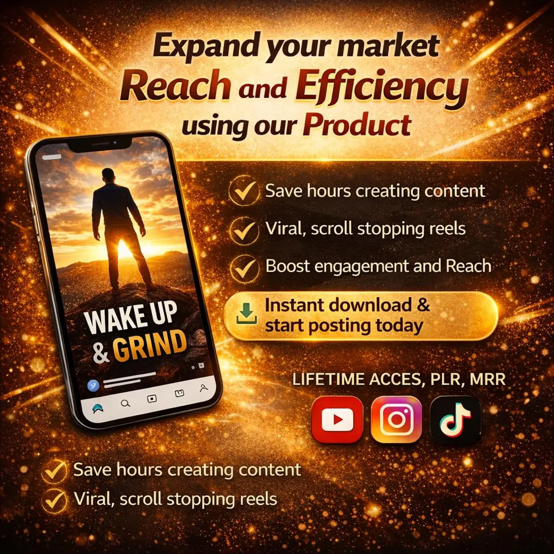 5000+ Motivational Reels Bundle β Viral Content + Resell Rights! - Image 5