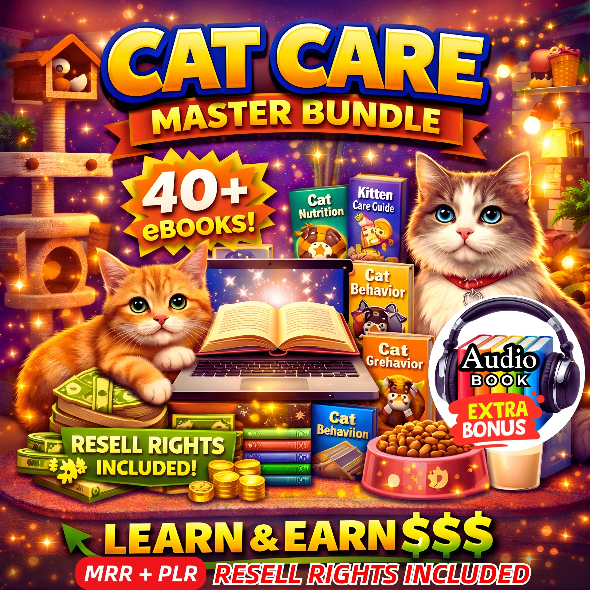Cat Care Master Bundle β 40+ eBooks + Resell Rights! - Image 2