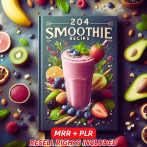 204 Smoothie Recipes Bundle + BONUS Cookbook 133 โ Healthy Drinks + Resell Rights!