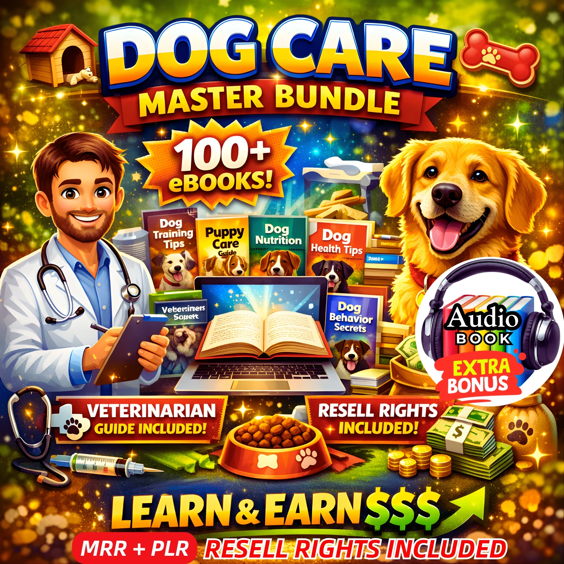 Dog Care Master Bundle β 100+ eBooks + Veterinarian Guide + Resell Rights! - Image 3