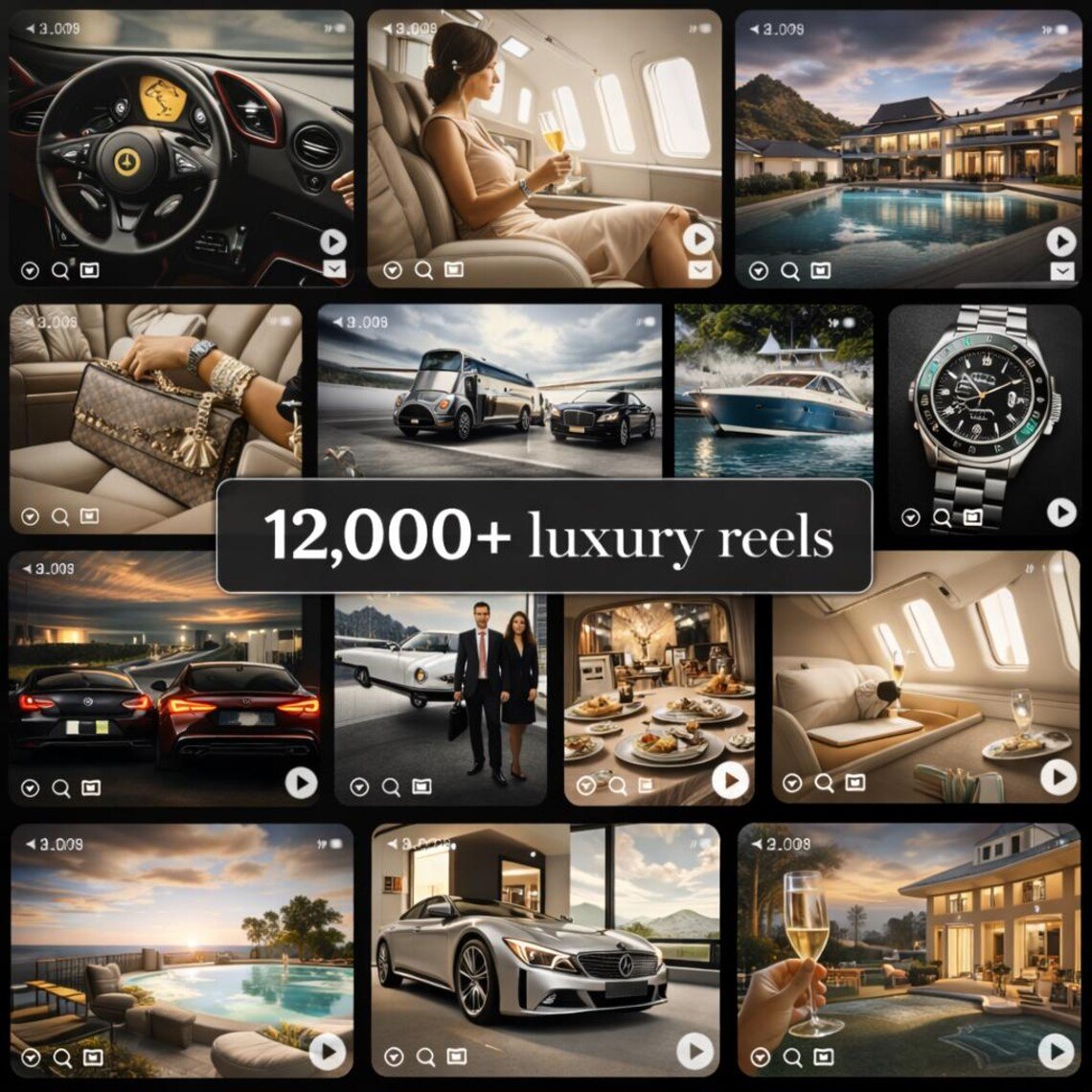 12,000+ Viral Luxury Reels Vault β Premium Content + Resell Rights! - Image 5