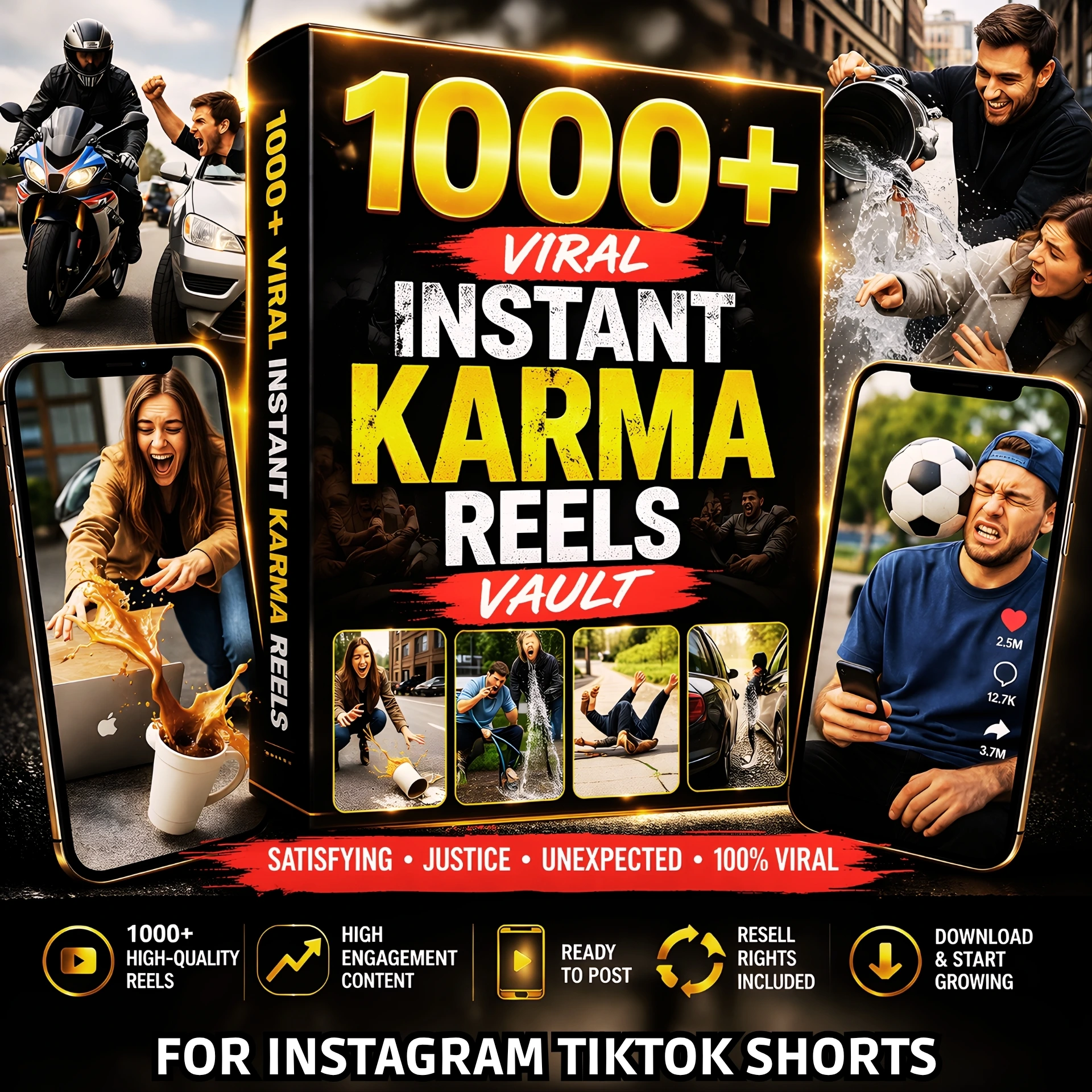 1000+ Viral Instant Karma Reels Vault